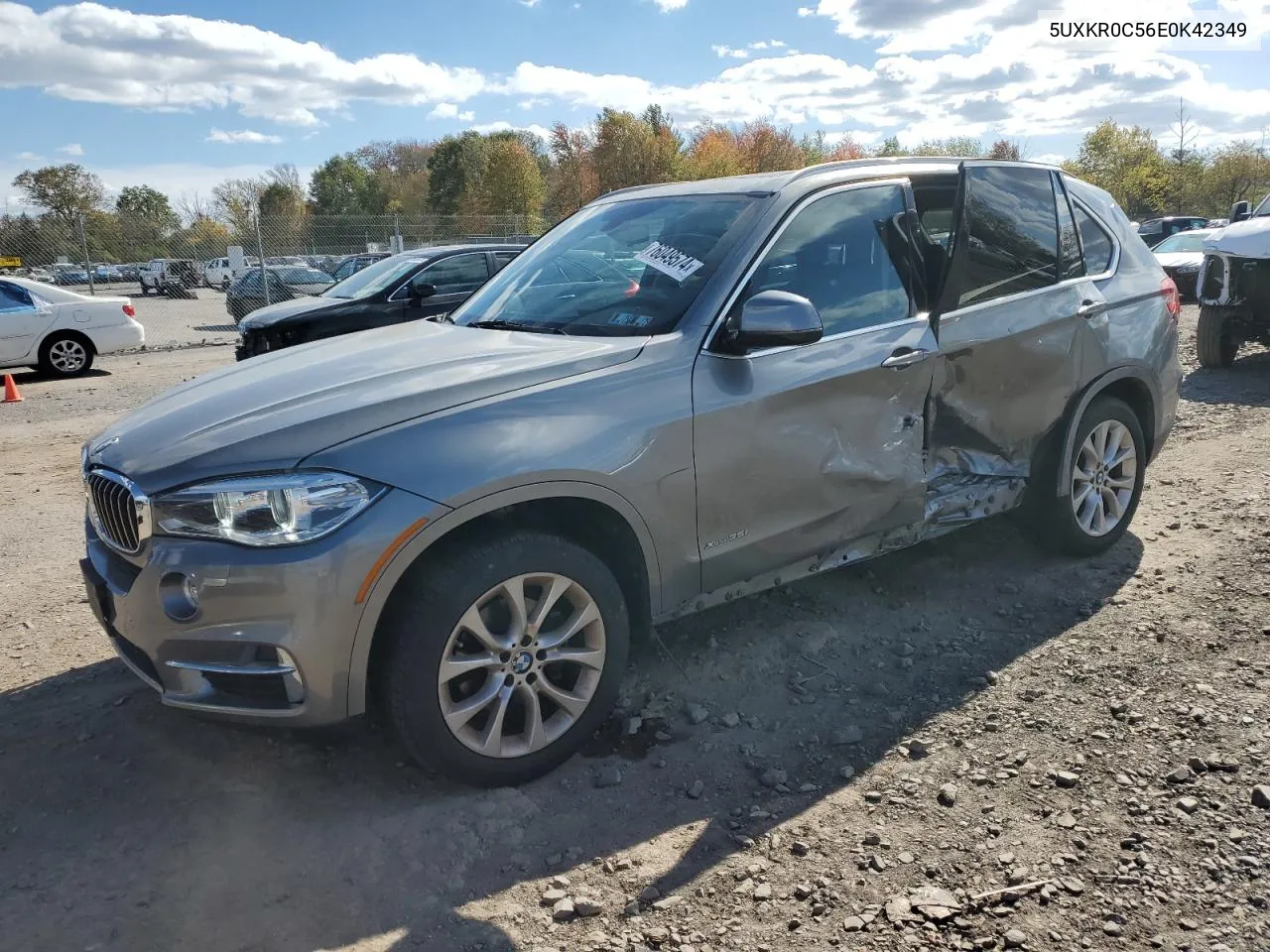 2014 BMW X5 xDrive35I VIN: 5UXKR0C56E0K42349 Lot: 76049574