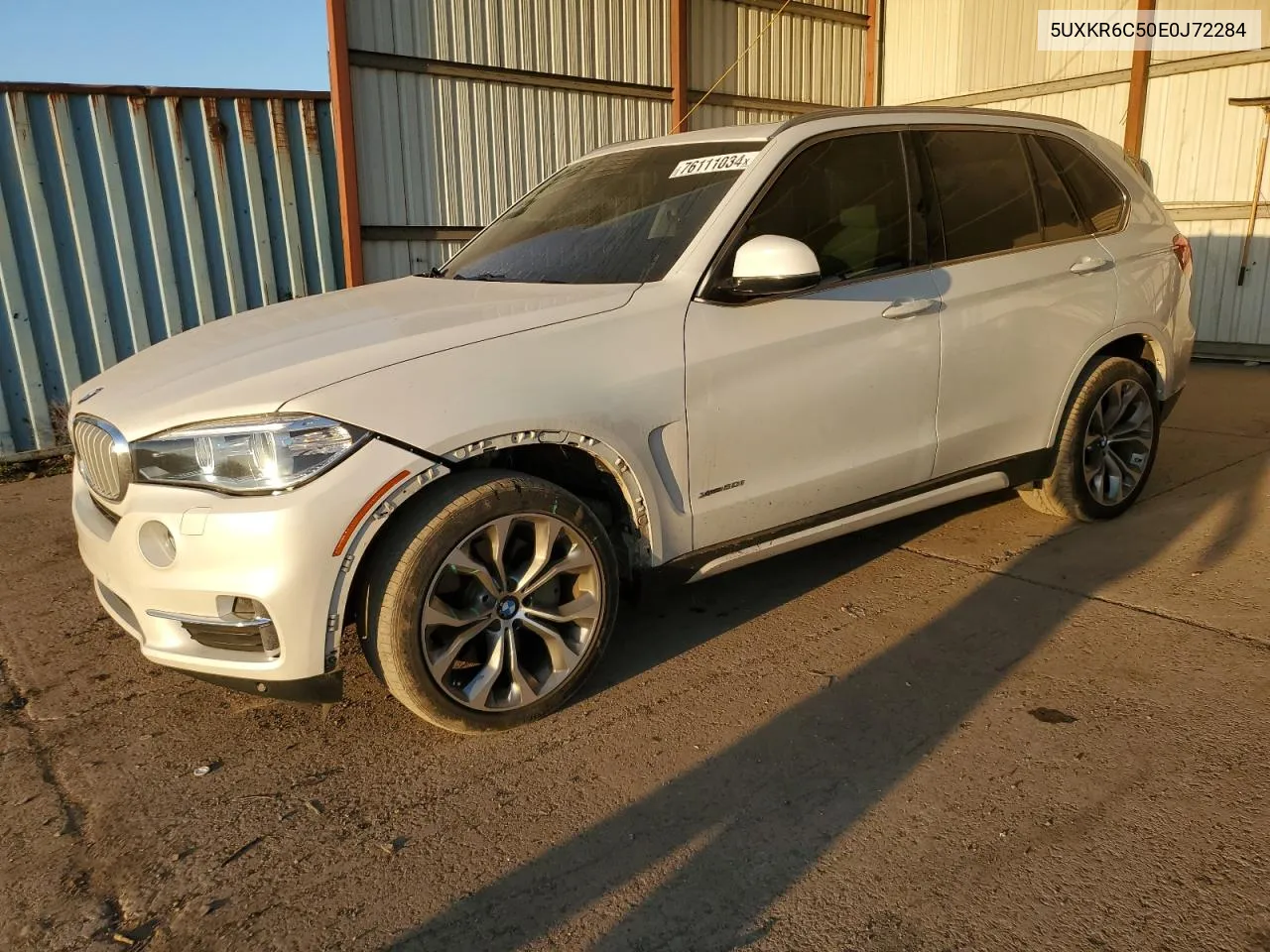 2014 BMW X5 xDrive50I VIN: 5UXKR6C50E0J72284 Lot: 76111034