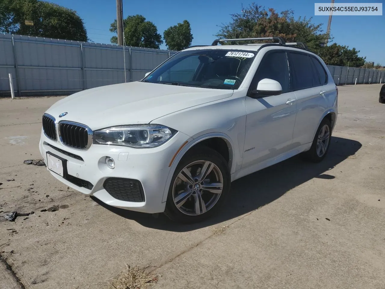 2014 BMW X5 xDrive35D VIN: 5UXKS4C55E0J93754 Lot: 76121744