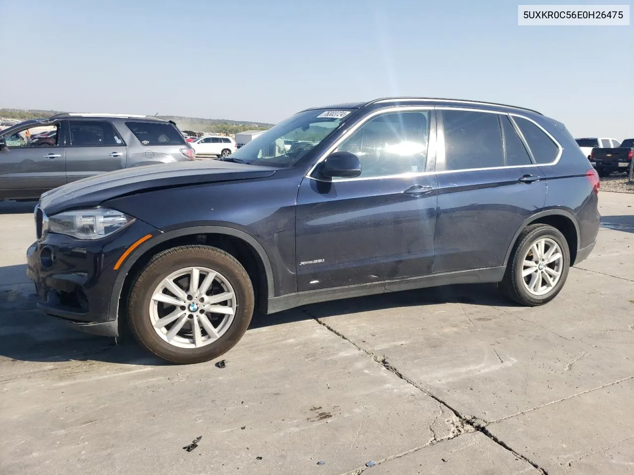 2014 BMW X5 xDrive35I VIN: 5UXKR0C56E0H26475 Lot: 76303724