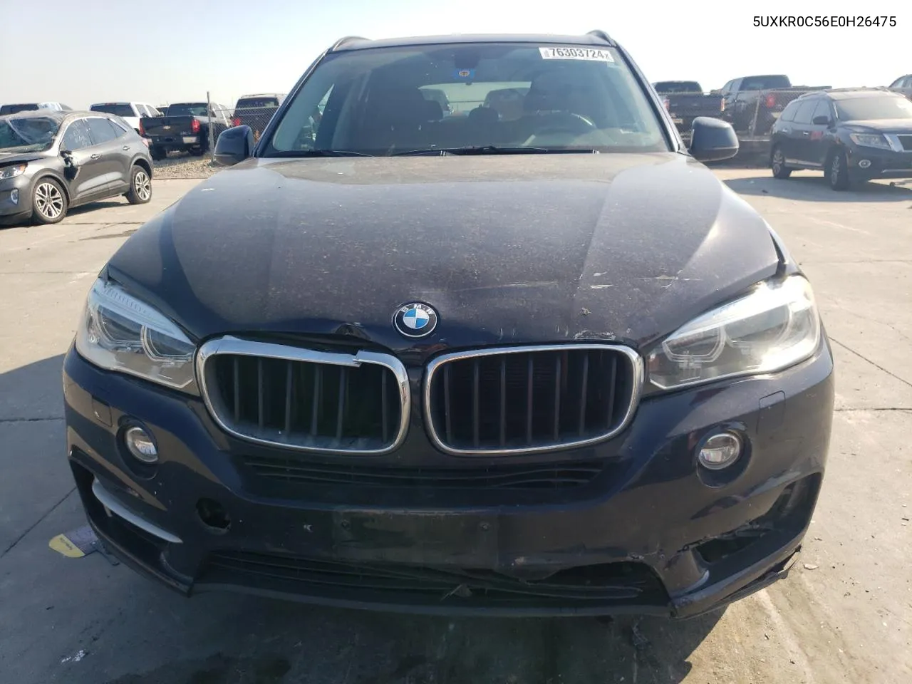 2014 BMW X5 xDrive35I VIN: 5UXKR0C56E0H26475 Lot: 76303724