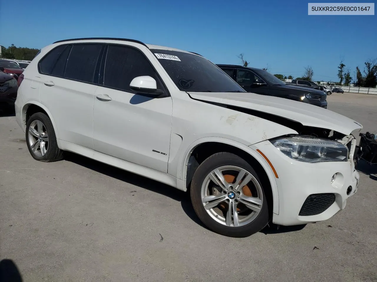 2014 BMW X5 Sdrive35I VIN: 5UXKR2C59E0C01647 Lot: 76413744