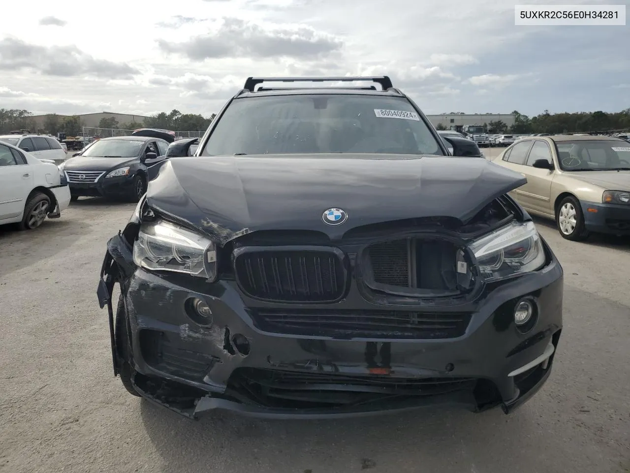 2014 BMW X5 Sdrive35I VIN: 5UXKR2C56E0H34281 Lot: 80040924