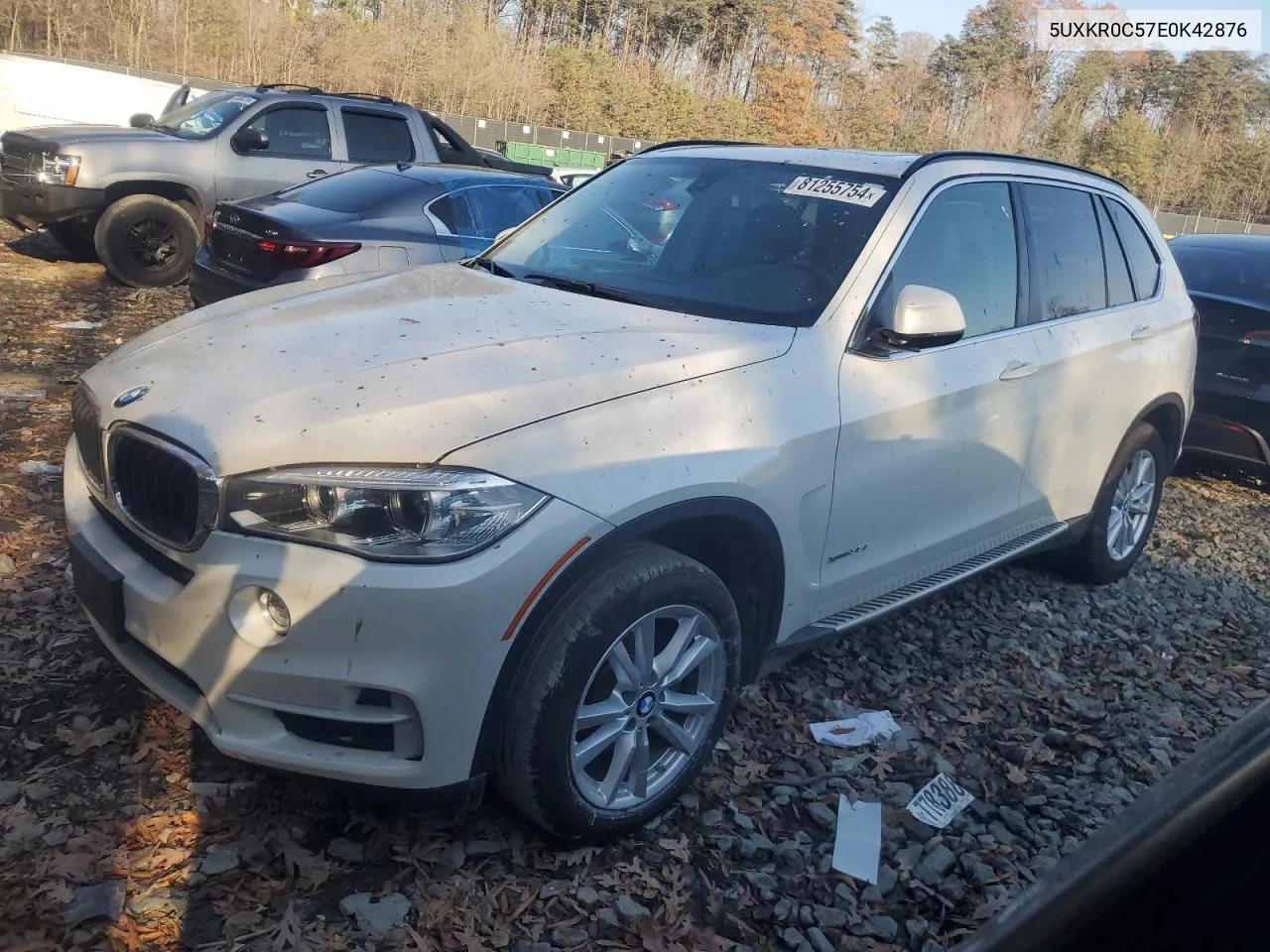 2014 BMW X5 xDrive35I VIN: 5UXKR0C57E0K42876 Lot: 81255754