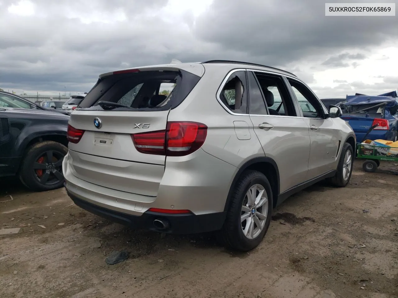 2015 BMW X5 xDrive35I VIN: 5UXKR0C52F0K65869 Lot: 51571894