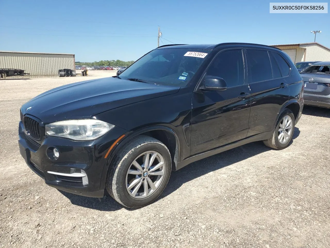 2015 BMW X5 xDrive35I VIN: 5UXKR0C50F0K58256 Lot: 55752664