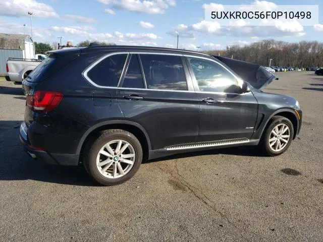 2015 BMW X5 xDrive35I VIN: 5UXKR0C56F0P10498 Lot: 57750494