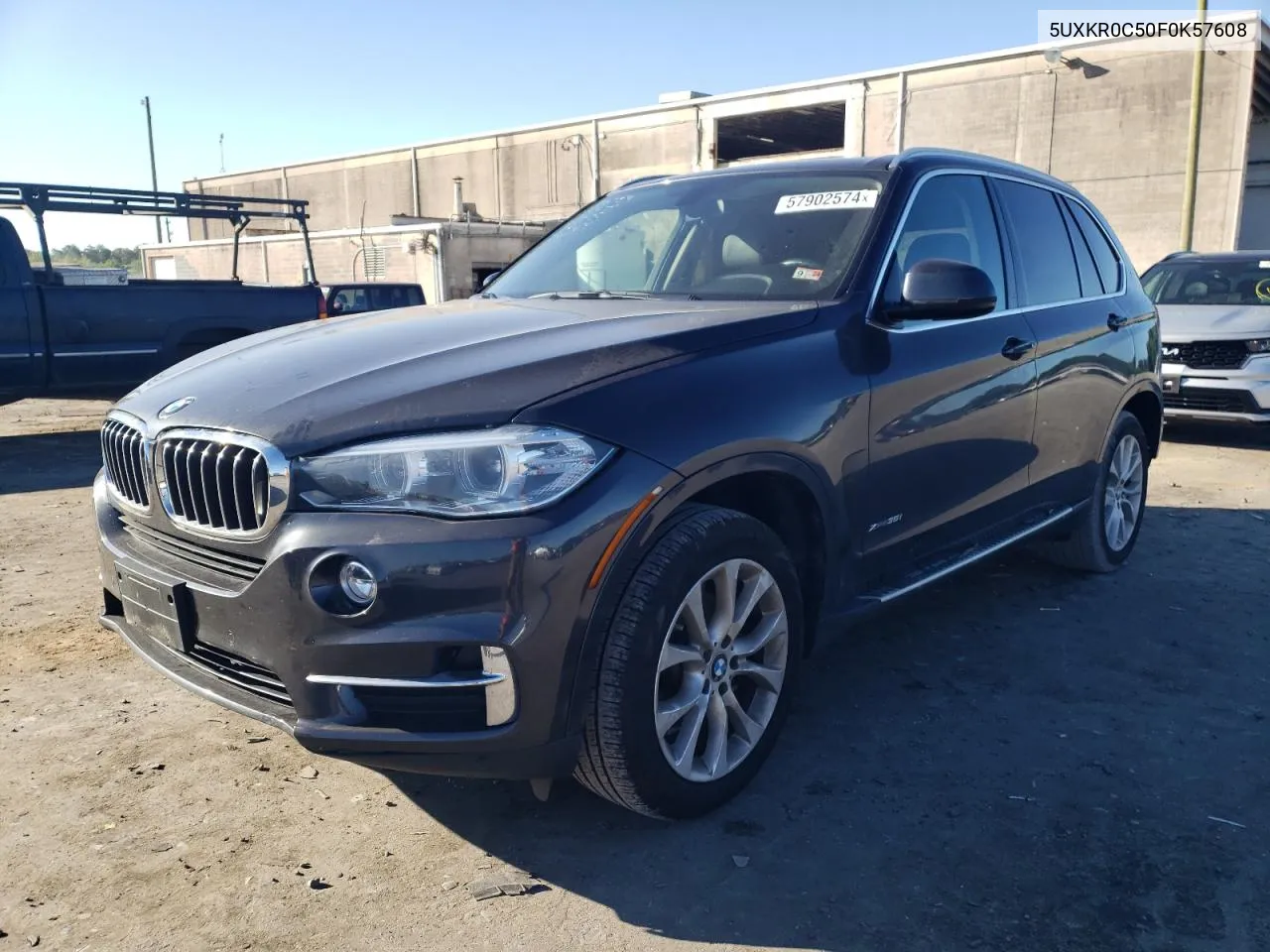 2015 BMW X5 xDrive35I VIN: 5UXKR0C50F0K57608 Lot: 57902574