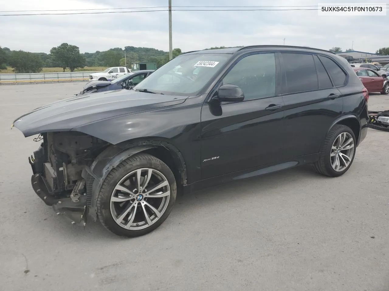 2015 BMW X5 xDrive35D VIN: 5UXKS4C51F0N10673 Lot: 59242344