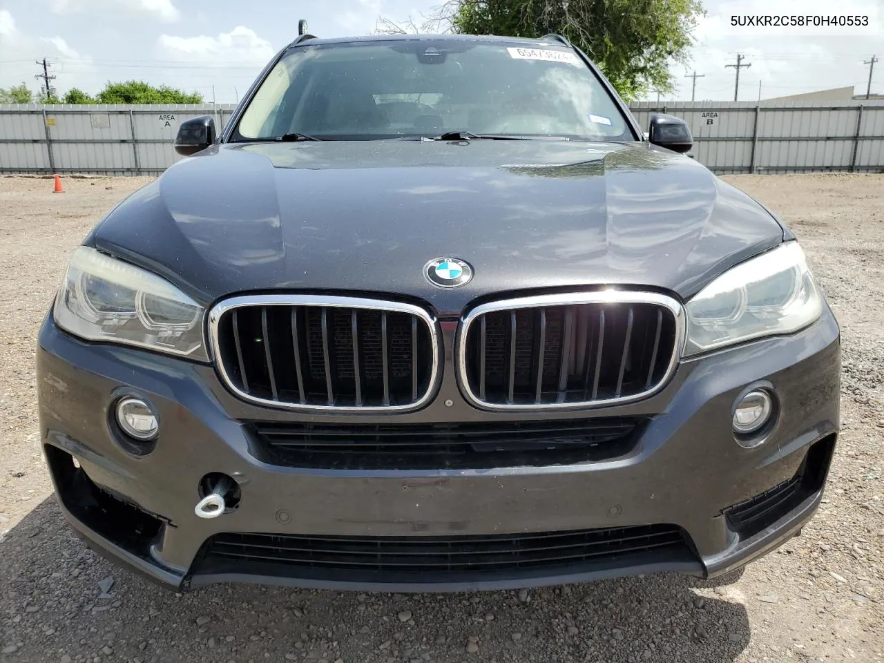 2015 BMW X5 Sdrive35I VIN: 5UXKR2C58F0H40553 Lot: 65473624