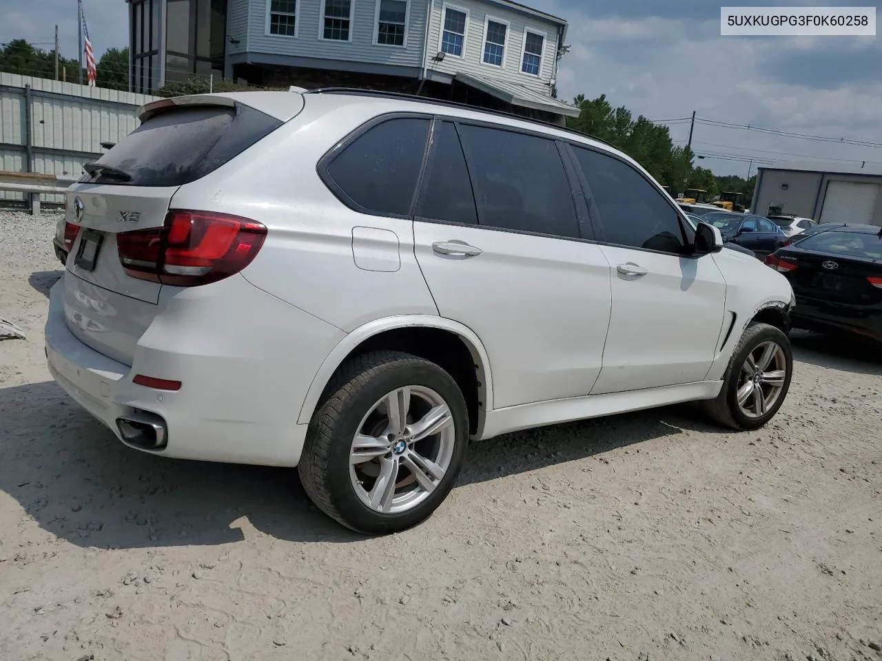 2015 BMW X5 xDrive3 VIN: 5UXKUGPG3F0K60258 Lot: 67168324