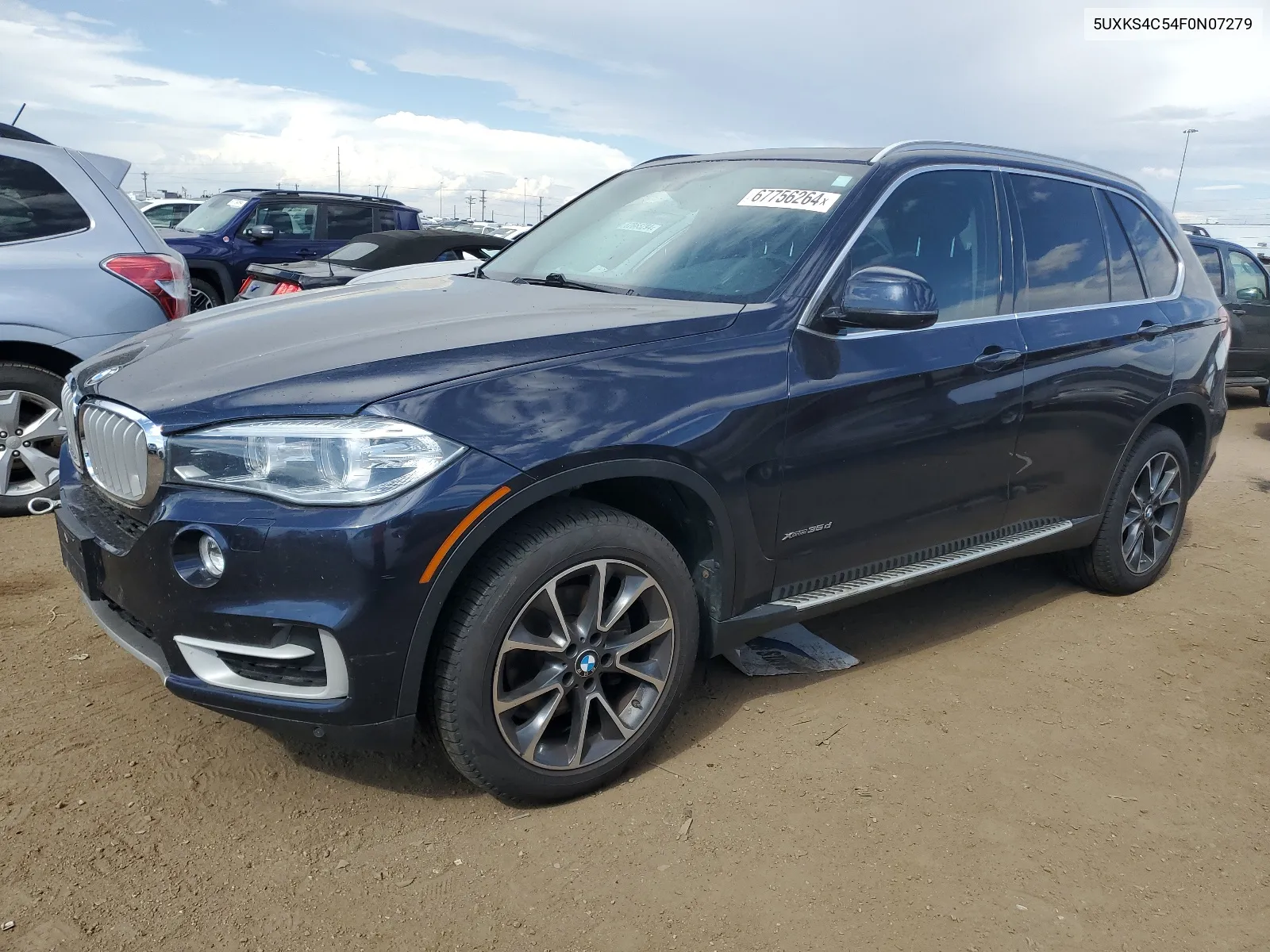 2015 BMW X5 xDrive35D VIN: 5UXKS4C54F0N07279 Lot: 67756264