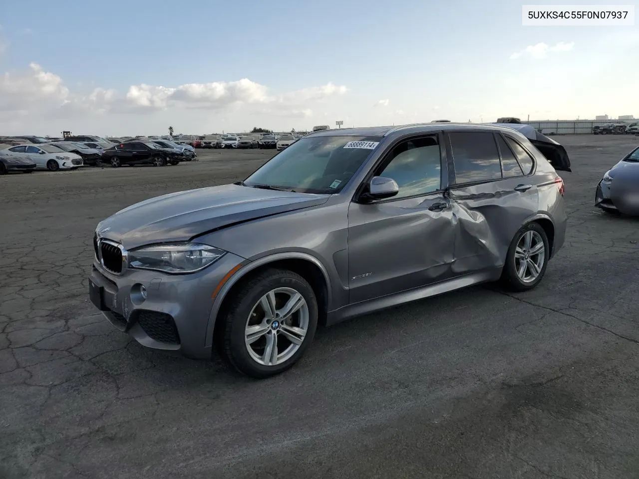 2015 BMW X5 xDrive35D VIN: 5UXKS4C55F0N07937 Lot: 68889114