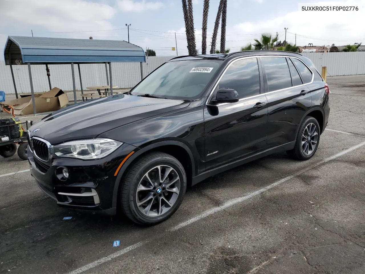 2015 BMW X5 xDrive35I VIN: 5UXKR0C51F0P02776 Lot: 68932994