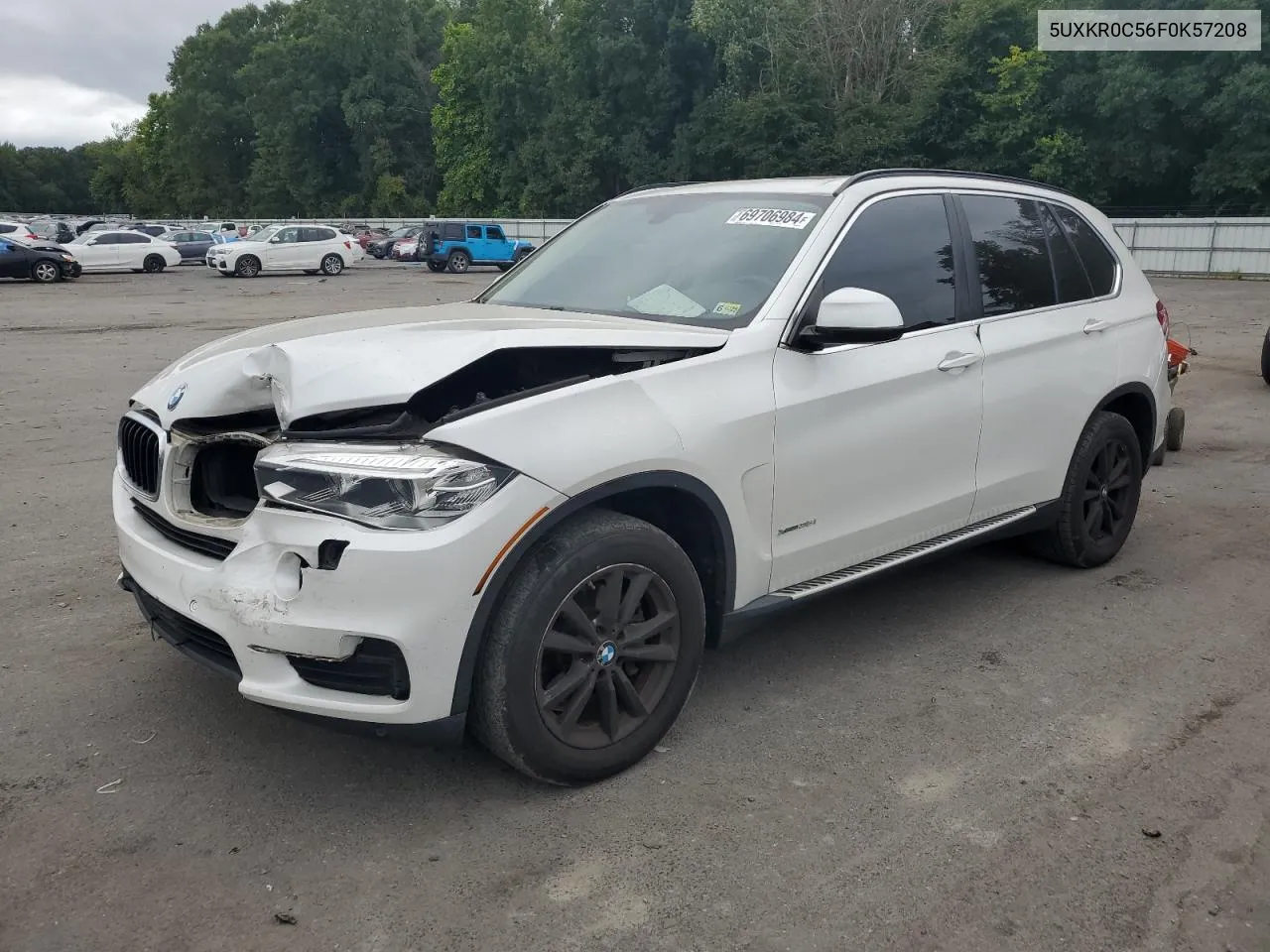 2015 BMW X5 xDrive35I VIN: 5UXKR0C56F0K57208 Lot: 69706984