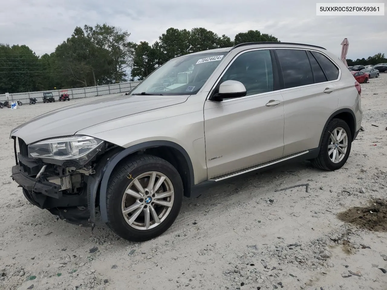 2015 BMW X5 xDrive35I VIN: 5UXKR0C52F0K59361 Lot: 70424424