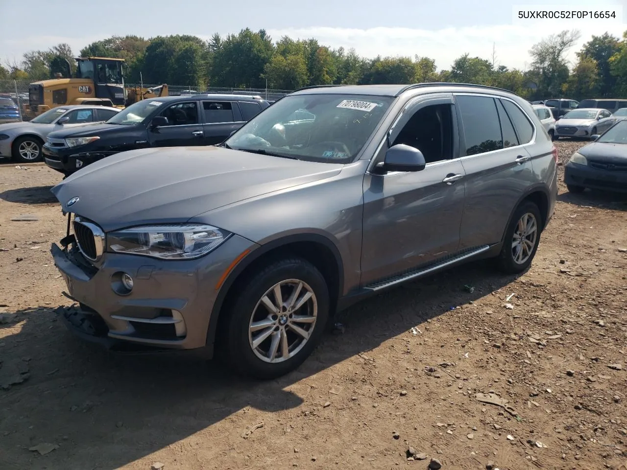 2015 BMW X5 xDrive35I VIN: 5UXKR0C52F0P16654 Lot: 70798004