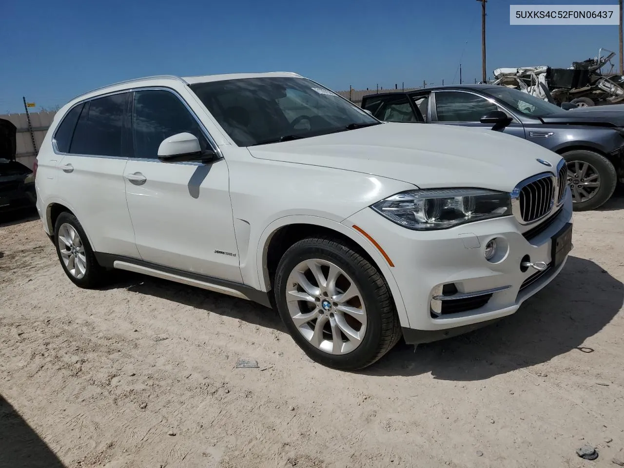 2015 BMW X5 xDrive35D VIN: 5UXKS4C52F0N06437 Lot: 71761504