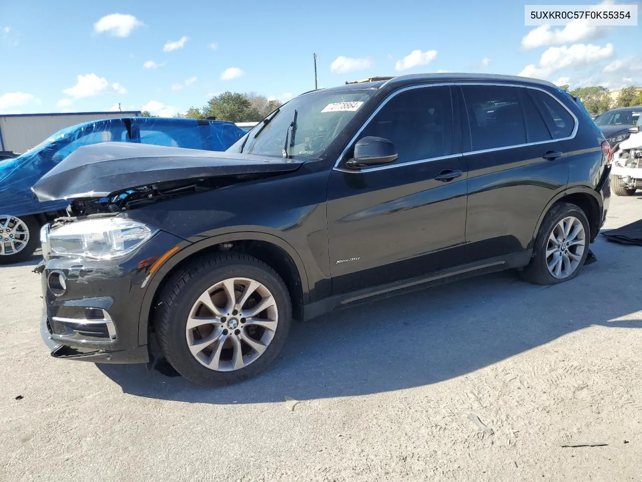 2015 BMW X5 xDrive35I VIN: 5UXKR0C57F0K55354 Lot: 72778864