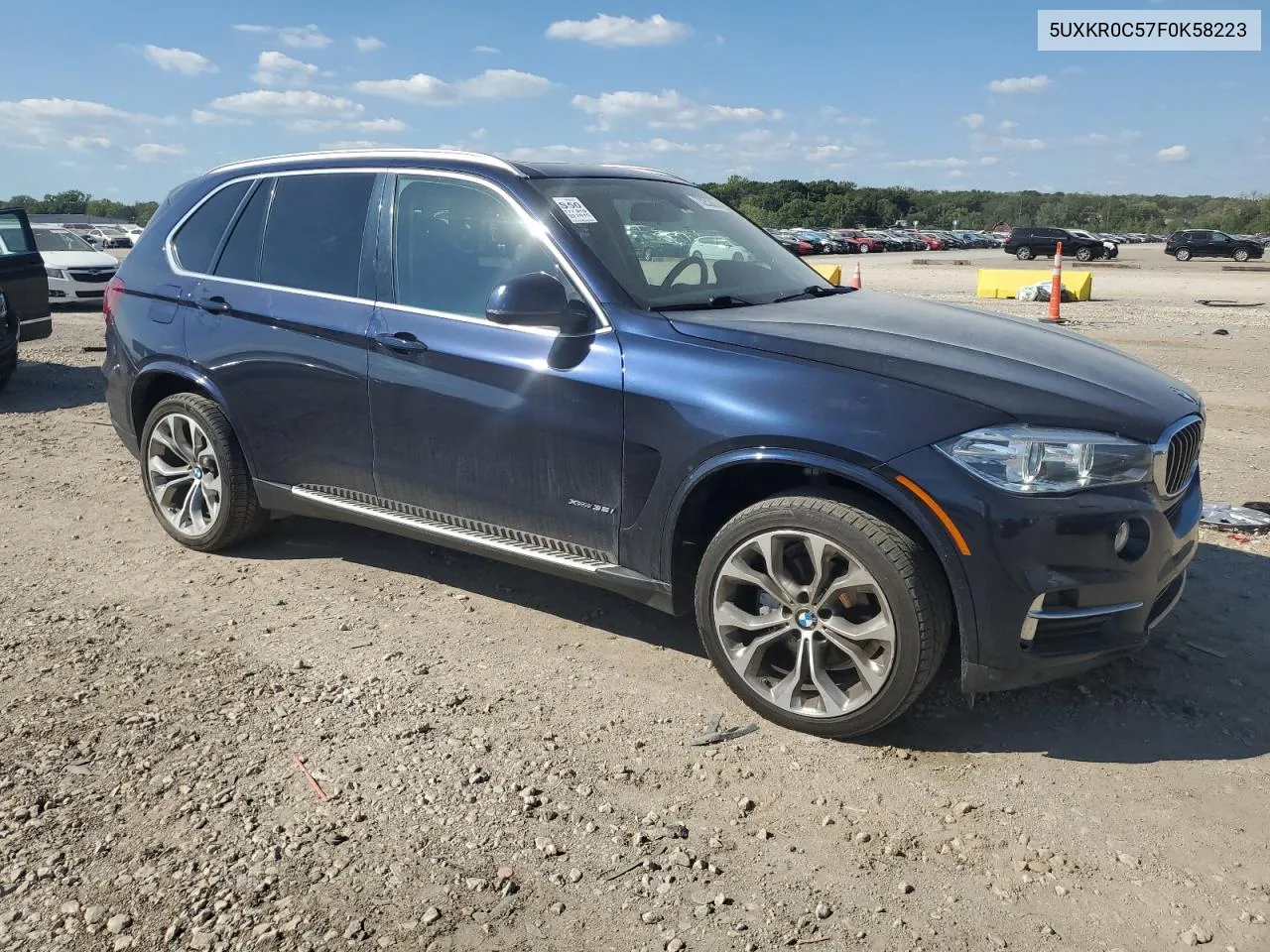 2015 BMW X5 xDrive35I VIN: 5UXKR0C57F0K58223 Lot: 73252824