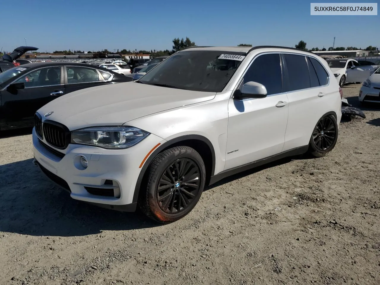 2015 BMW X5 xDrive50I VIN: 5UXKR6C58F0J74849 Lot: 74055644