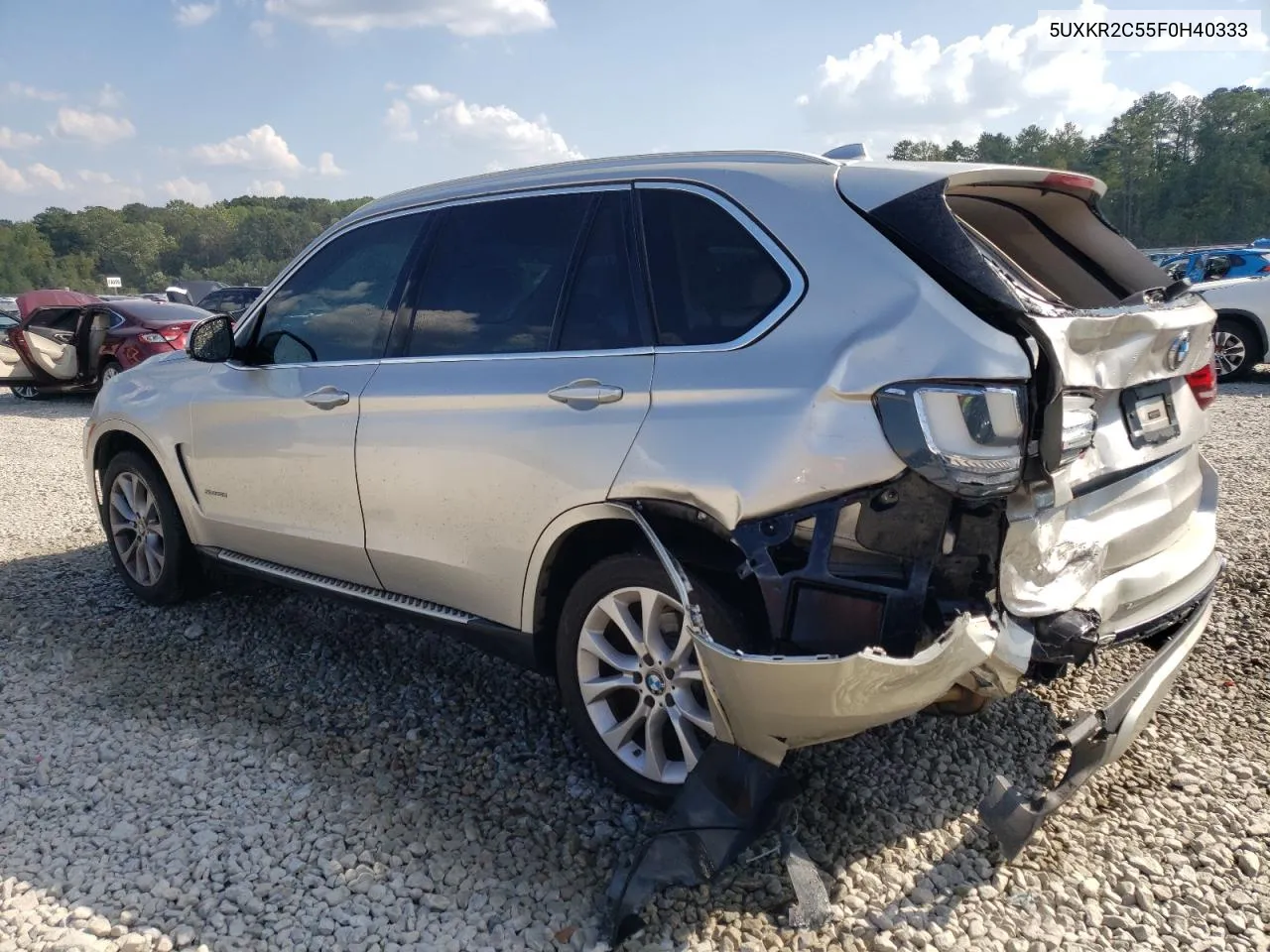 2015 BMW X5 Sdrive35I VIN: 5UXKR2C55F0H40333 Lot: 74808054