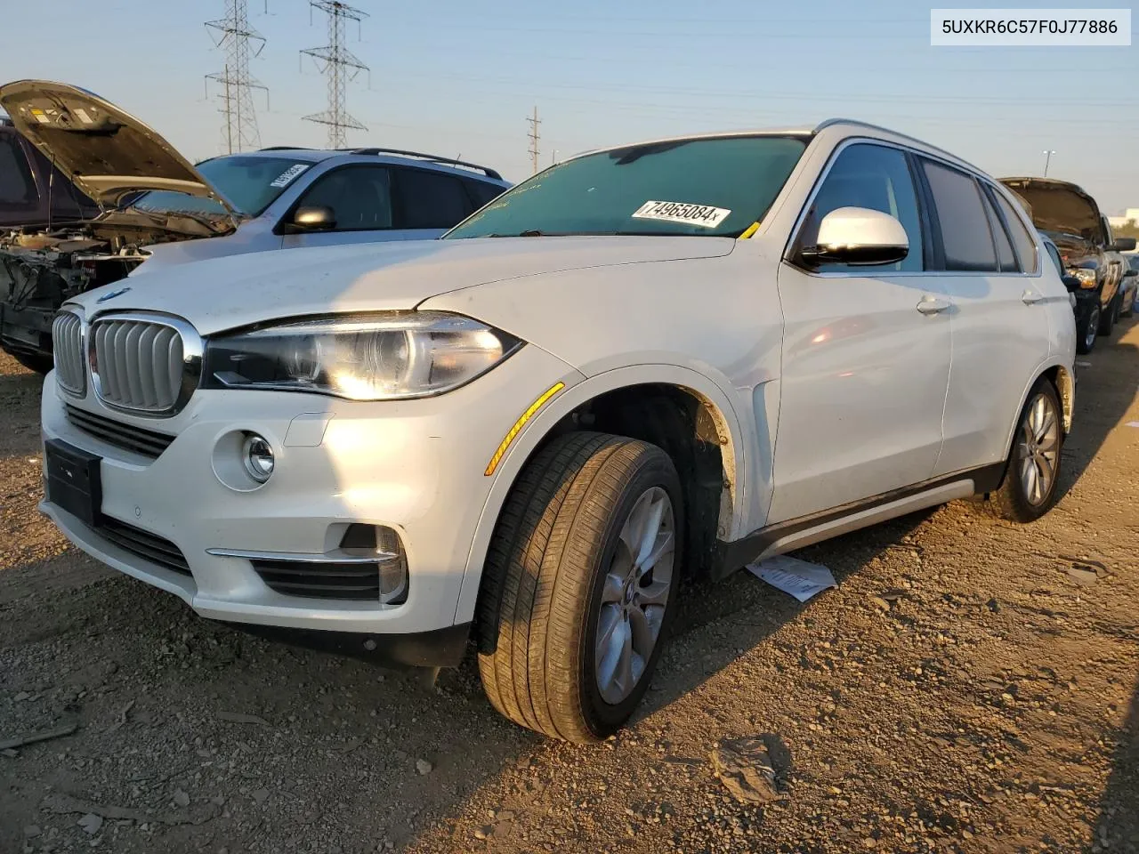 2015 BMW X5 xDrive50I VIN: 5UXKR6C57F0J77886 Lot: 74965084