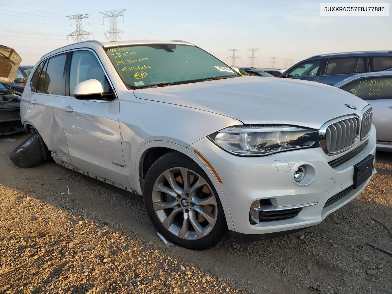 2015 BMW X5 xDrive50I VIN: 5UXKR6C57F0J77886 Lot: 74965084