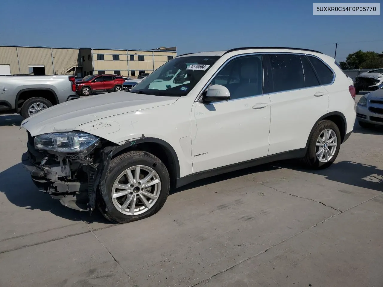 2015 BMW X5 xDrive35I VIN: 5UXKR0C54F0P05770 Lot: 74970564