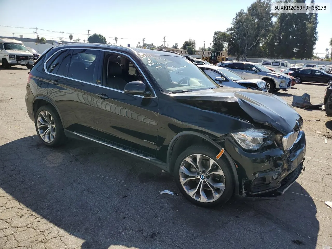 2015 BMW X5 Sdrive35I VIN: 5UXKR2C59F0H35278 Lot: 75276694