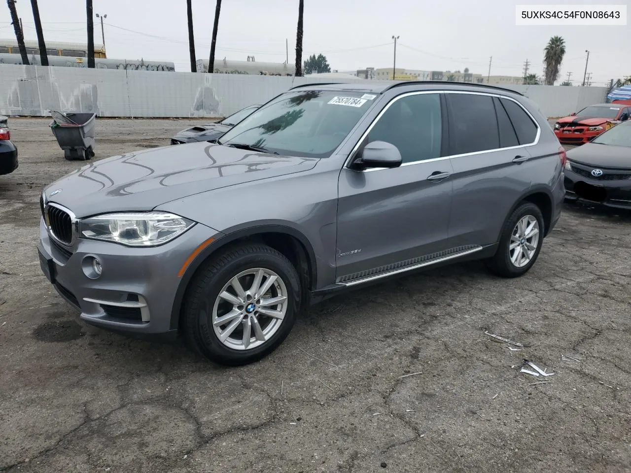 2015 BMW X5 xDrive35D VIN: 5UXKS4C54F0N08643 Lot: 75570784