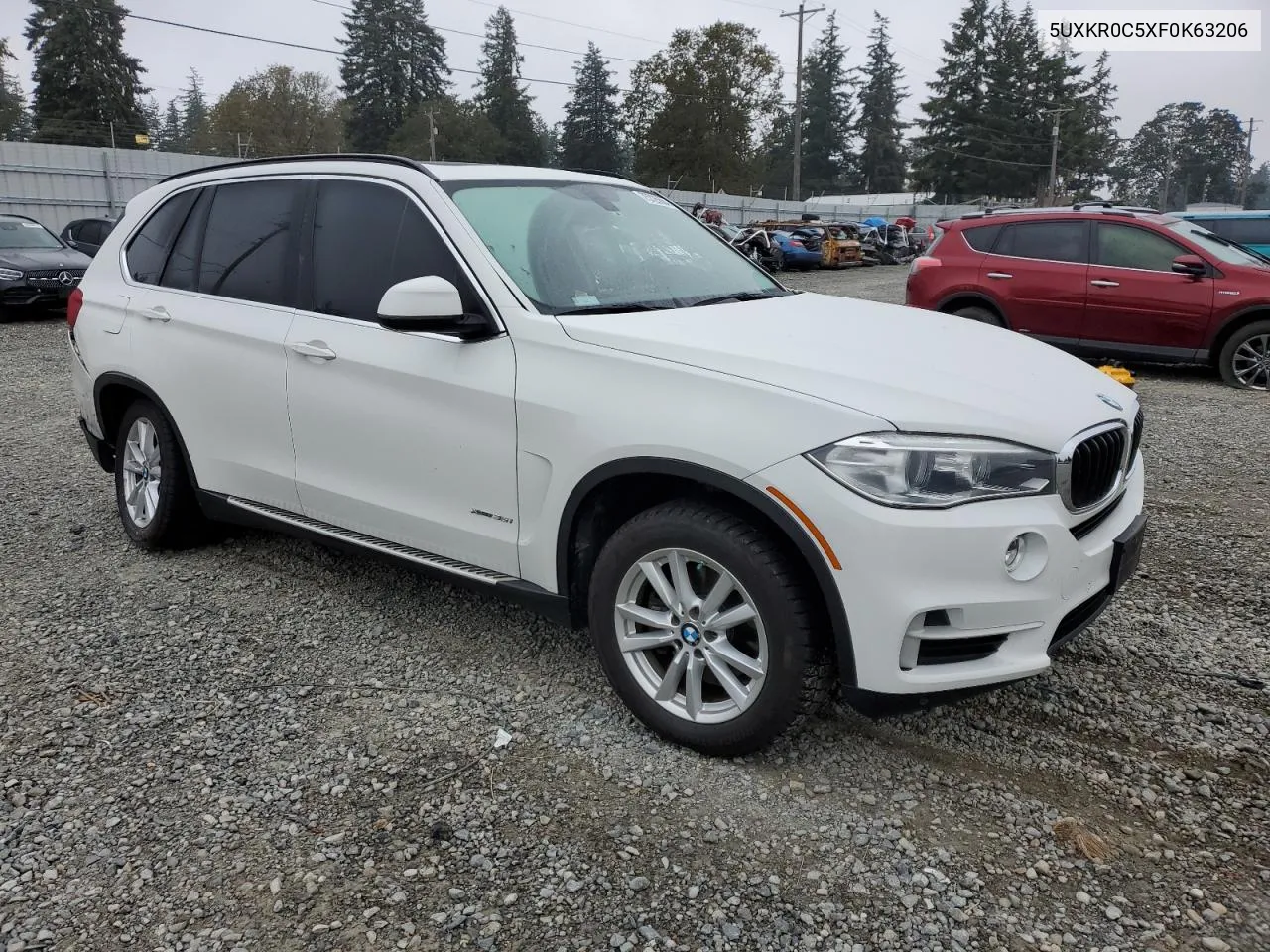 2015 BMW X5 xDrive35I VIN: 5UXKR0C5XF0K63206 Lot: 75725684