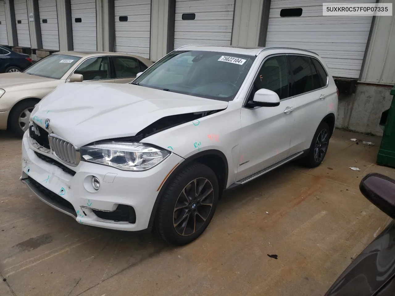 2015 BMW X5 xDrive35I VIN: 5UXKR0C57F0P07335 Lot: 75822104