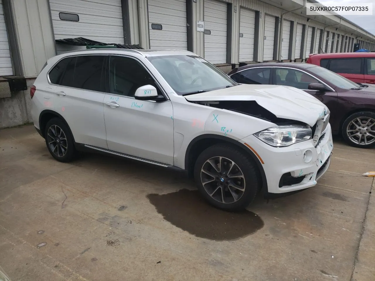 2015 BMW X5 xDrive35I VIN: 5UXKR0C57F0P07335 Lot: 75822104