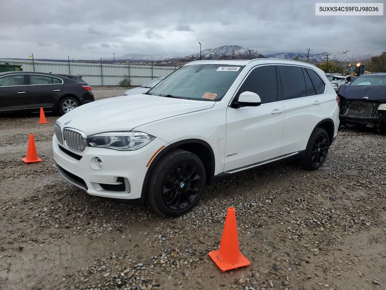 2015 BMW X5 xDrive35D VIN: 5UXKS4C59F0J98036 Lot: 76119334