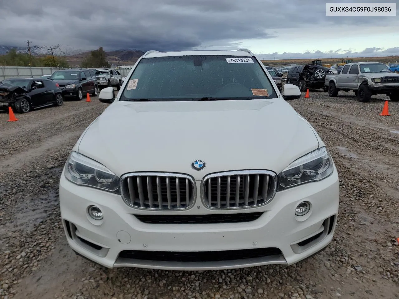 2015 BMW X5 xDrive35D VIN: 5UXKS4C59F0J98036 Lot: 76119334