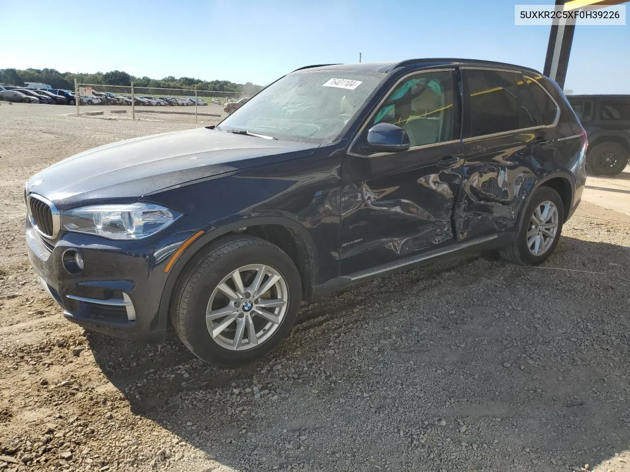 2015 BMW X5 Sdrive35I VIN: 5UXKR2C5XF0H39226 Lot: 76401104