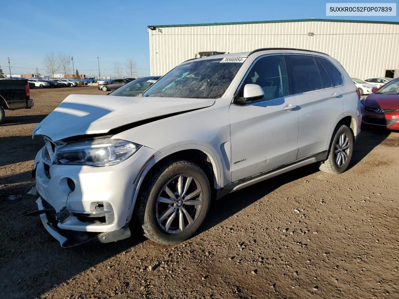 2015 BMW X5 xDrive35I VIN: 5UXKR0C52F0P07839 Lot: 76566954