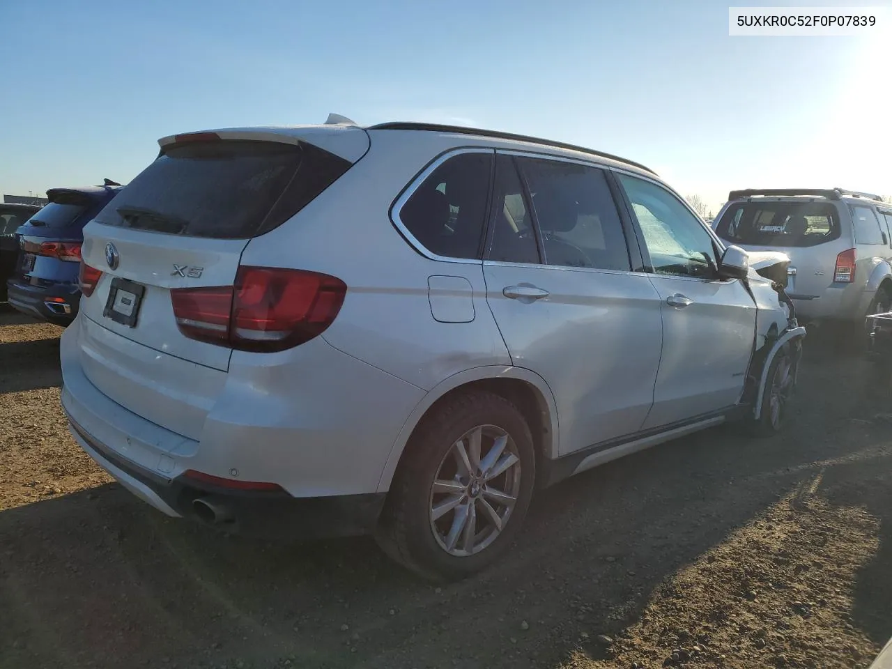 2015 BMW X5 xDrive35I VIN: 5UXKR0C52F0P07839 Lot: 76566954