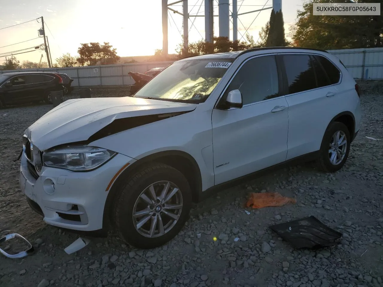 2015 BMW X5 xDrive35I VIN: 5UXKR0C58F0P05643 Lot: 76636744