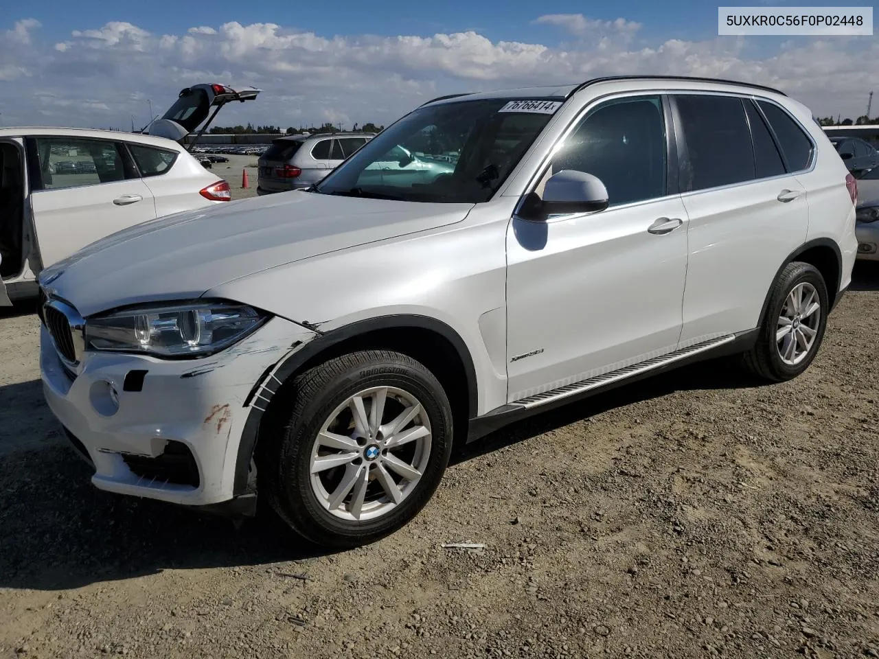 2015 BMW X5 xDrive35I VIN: 5UXKR0C56F0P02448 Lot: 76766414