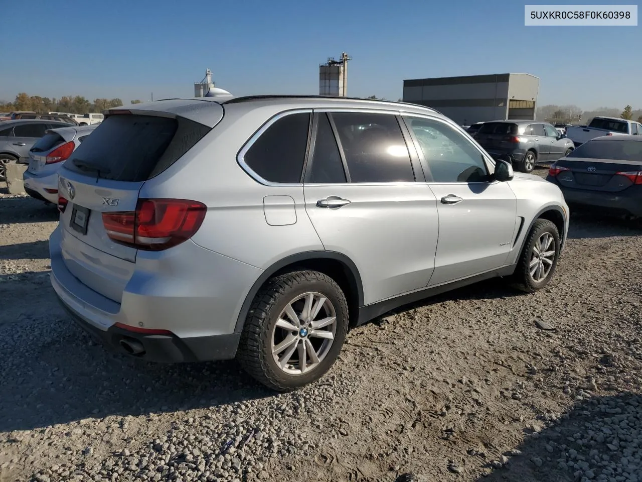 2015 BMW X5 xDrive35I VIN: 5UXKR0C58F0K60398 Lot: 76915074