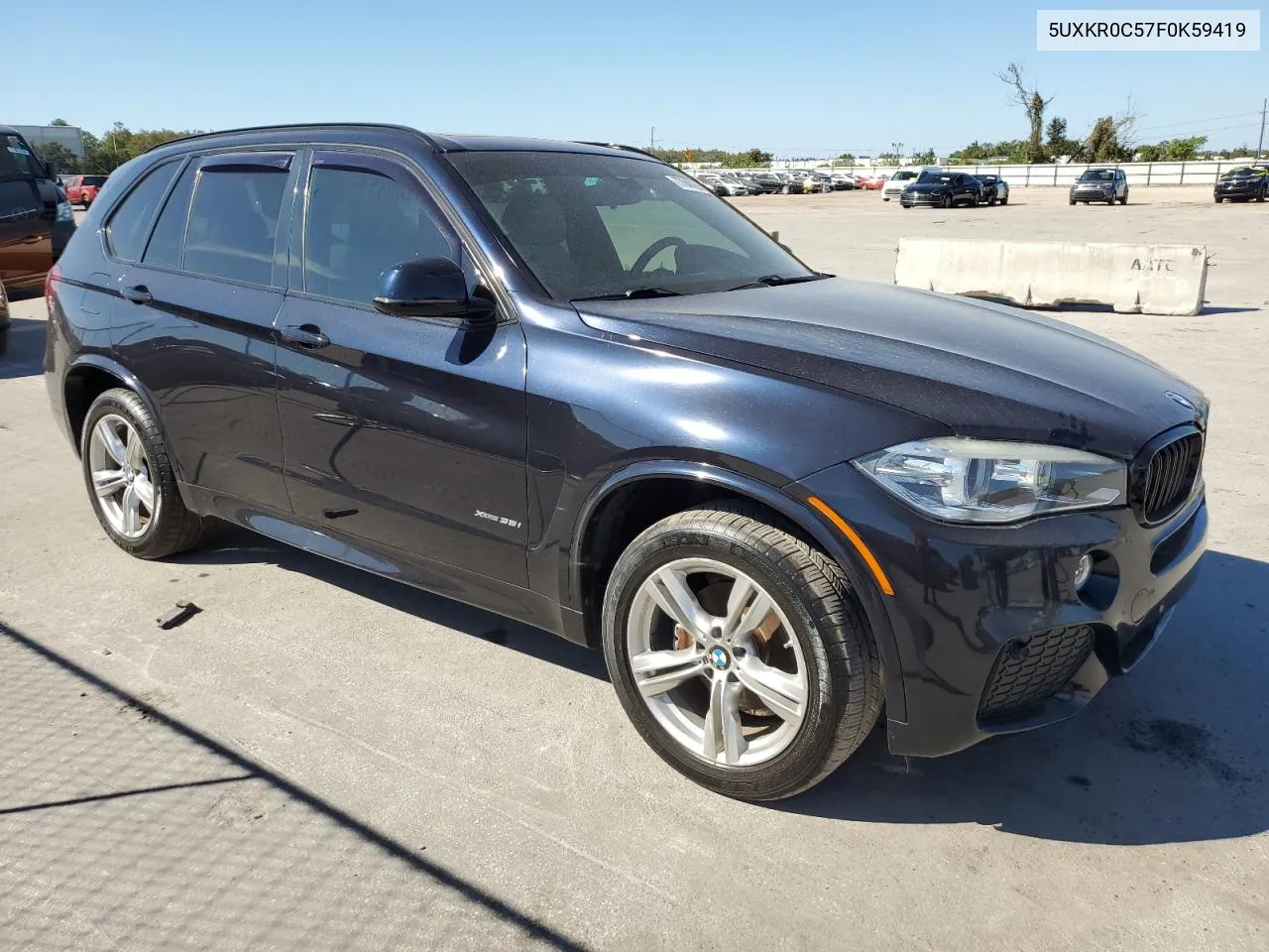 2015 BMW X5 xDrive35I VIN: 5UXKR0C57F0K59419 Lot: 77048904