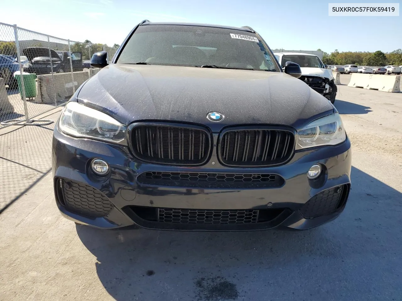 2015 BMW X5 xDrive35I VIN: 5UXKR0C57F0K59419 Lot: 77048904