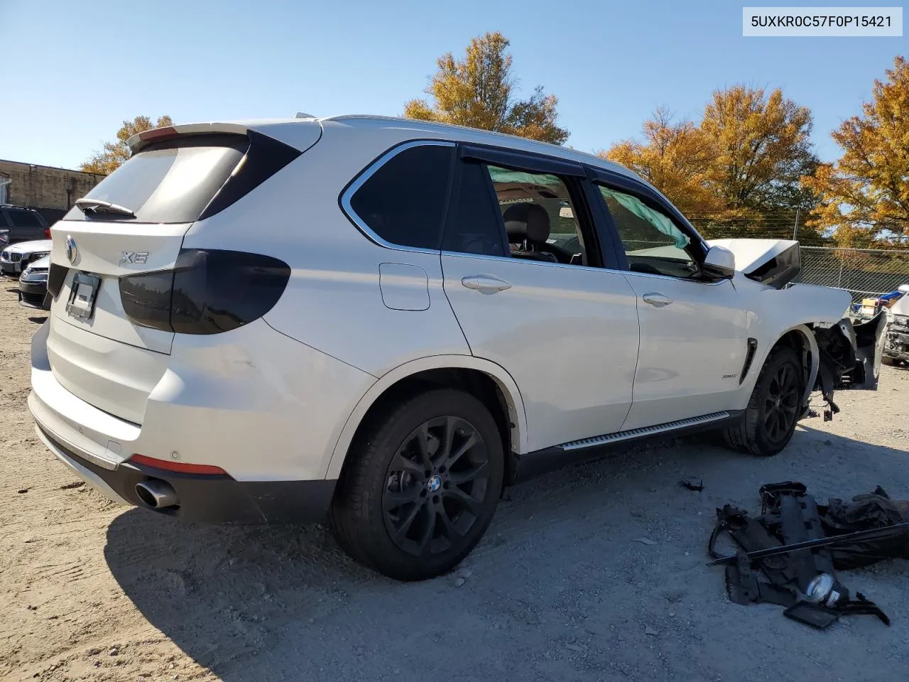 2015 BMW X5 xDrive35I VIN: 5UXKR0C57F0P15421 Lot: 77137584