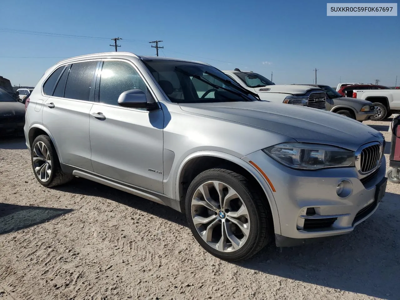 2015 BMW X5 xDrive35I VIN: 5UXKR0C59F0K67697 Lot: 77255164