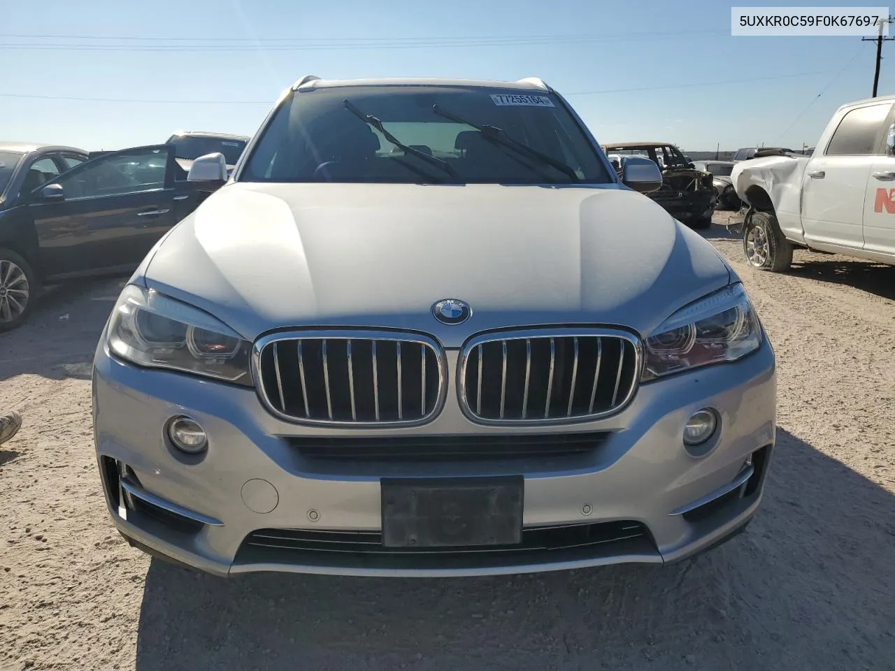 2015 BMW X5 xDrive35I VIN: 5UXKR0C59F0K67697 Lot: 77255164