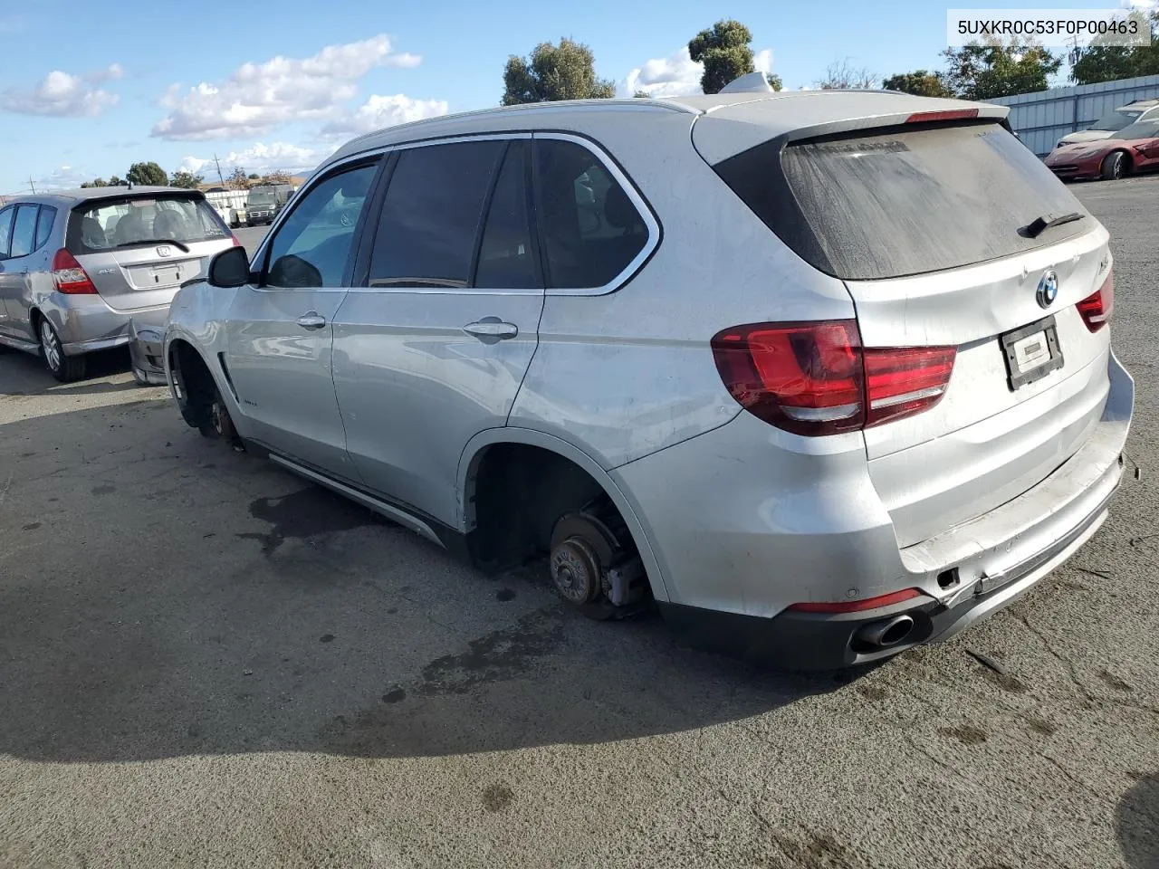 5UXKR0C53F0P00463 2015 BMW X5 xDrive35I