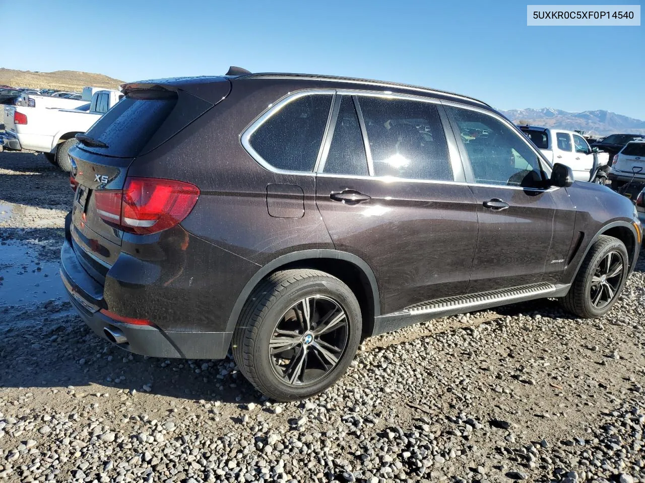 2015 BMW X5 xDrive35I VIN: 5UXKR0C5XF0P14540 Lot: 78669374