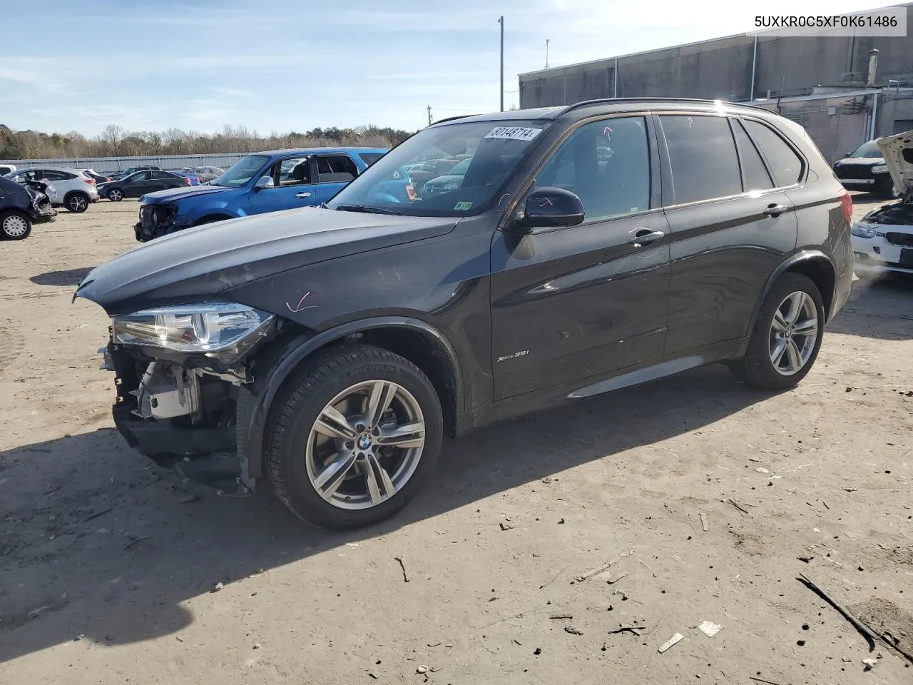 2015 BMW X5 xDrive35I VIN: 5UXKR0C5XF0K61486 Lot: 80148714